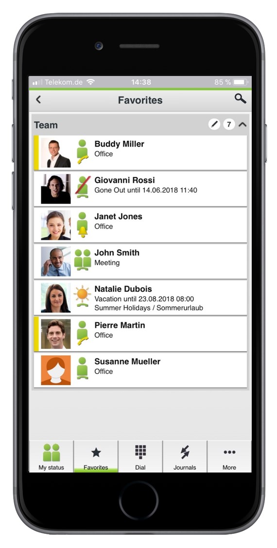 OpenScape_Business_myPortal_to_go_SmartPhone OpenScape_Business_myPortal_to_go_SmartPhone